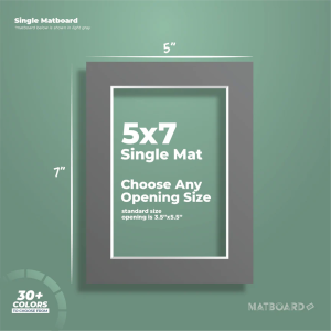 5x7 Premium Single Matboard